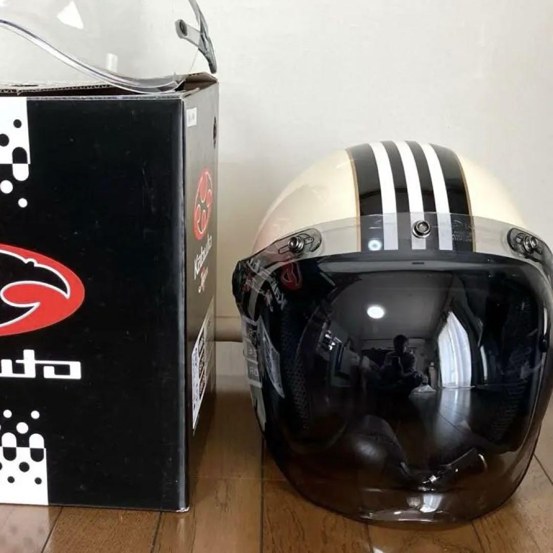 【美品】 Kabuto ROCK G1 ジェットヘルメット サイズM 美品】 Kabuto ROCK G1 ジェットヘルメット サイズM（美品