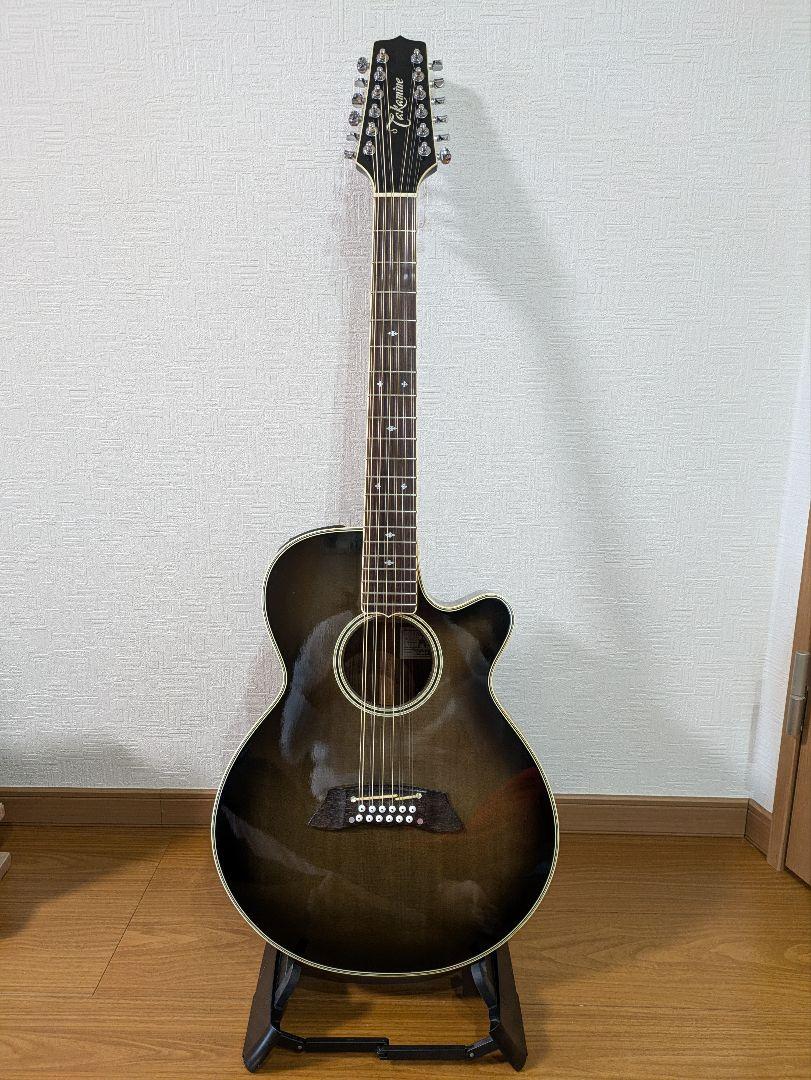 美品　良品　￼タカミネTakamine エレアコ￼ NPT-110 H/C付 Takamine - 希少 美品 Takamine エレアコ NPT-110 ワインレッド