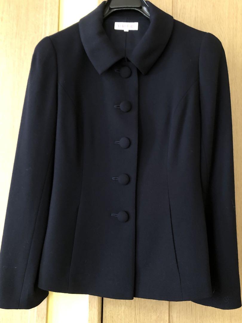 お受験　スーツ　　yuki torii  38 ユキトリイ】美品 お受験用 ワンピーススーツ フォーマル
