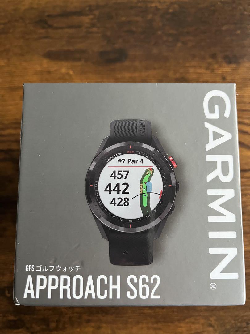 GARMIN　APPROACH S62 ブラック　　動作品　美品 GARMIN ガーミンAPPROACH S62 ブラック