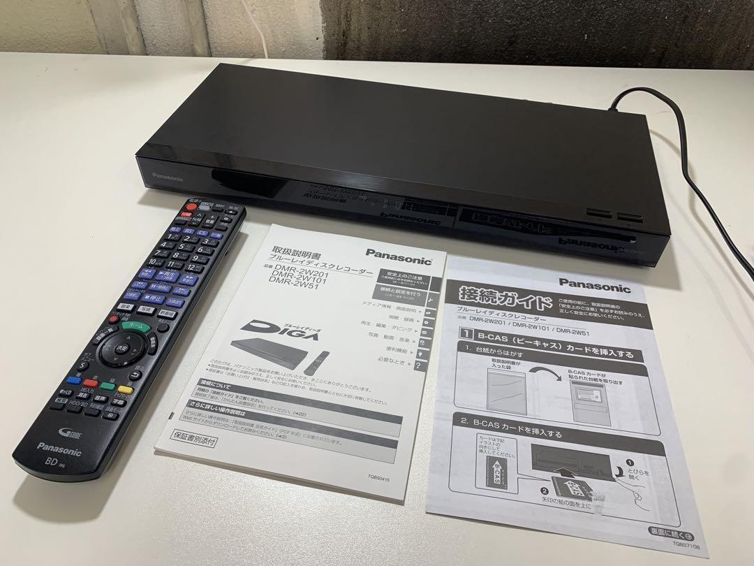 人気新品 j2 Panasonic 動作品 DMR-2W101 ブルーレイレコーダー レコーダー