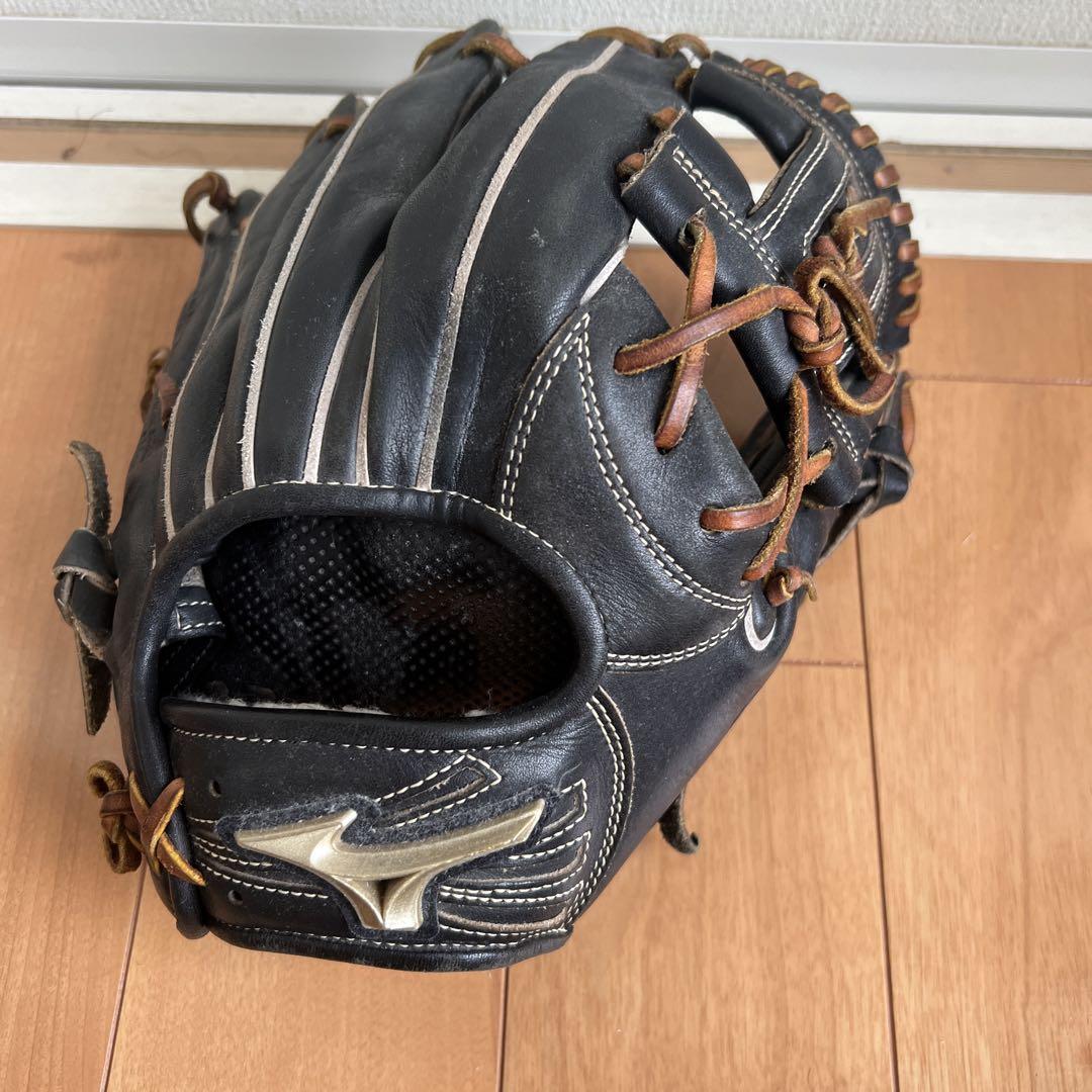 Mizuno Global Elite ブラックグローブ 硬式用（MIZUNO Global