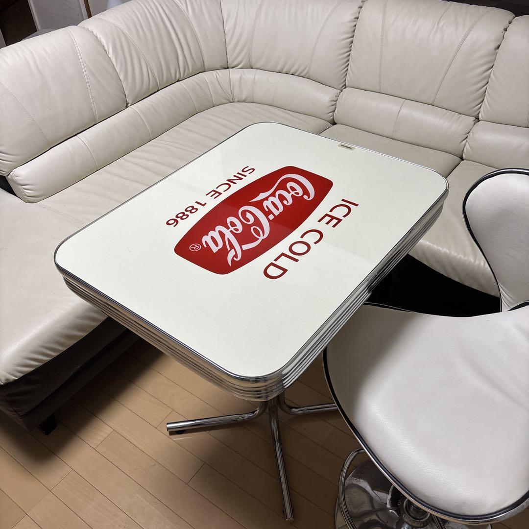 コカコーラ テーブル （Coca-Cola BRAND Coke Diner-Table With