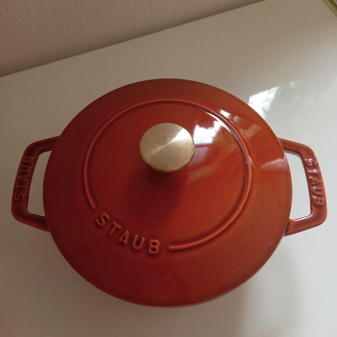 ストウブ　ワナベ18cm　シナモン 最初値下げ 新品 ストウブ ワナベM 18㎝ 廃盤シナモンカラー