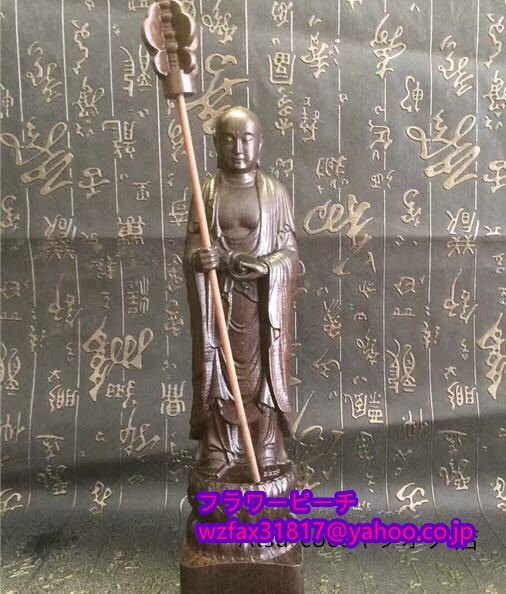 店長特選★木彫仏像 仏教美術 精密細工 金剛力士像 仏師手仕上げ品 高さ20cm 木彫仏像 高さ20cm 仏教美術 精密細工 金剛力士像 仏師手仕上げ