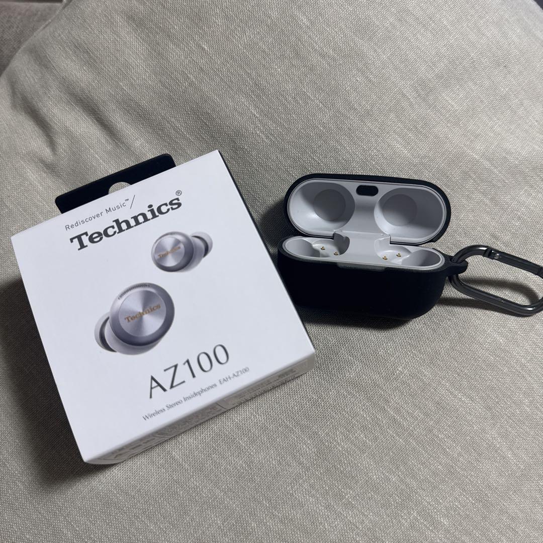 Technics AZ-1000 イヤホンケース シルバー Technics ワイヤレスイヤホンケース シルバー（完全ワイヤレス