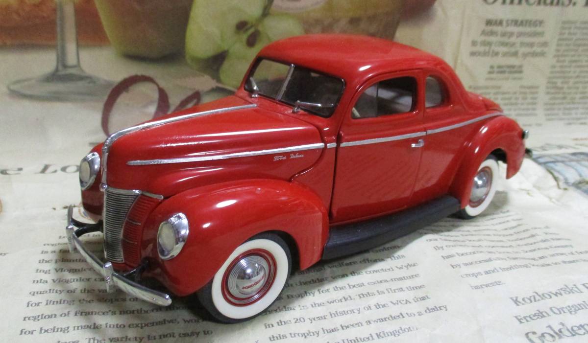 ☆レア絶版*ダンバリーミント*1/24*1940 Ford Deluxe Coupe