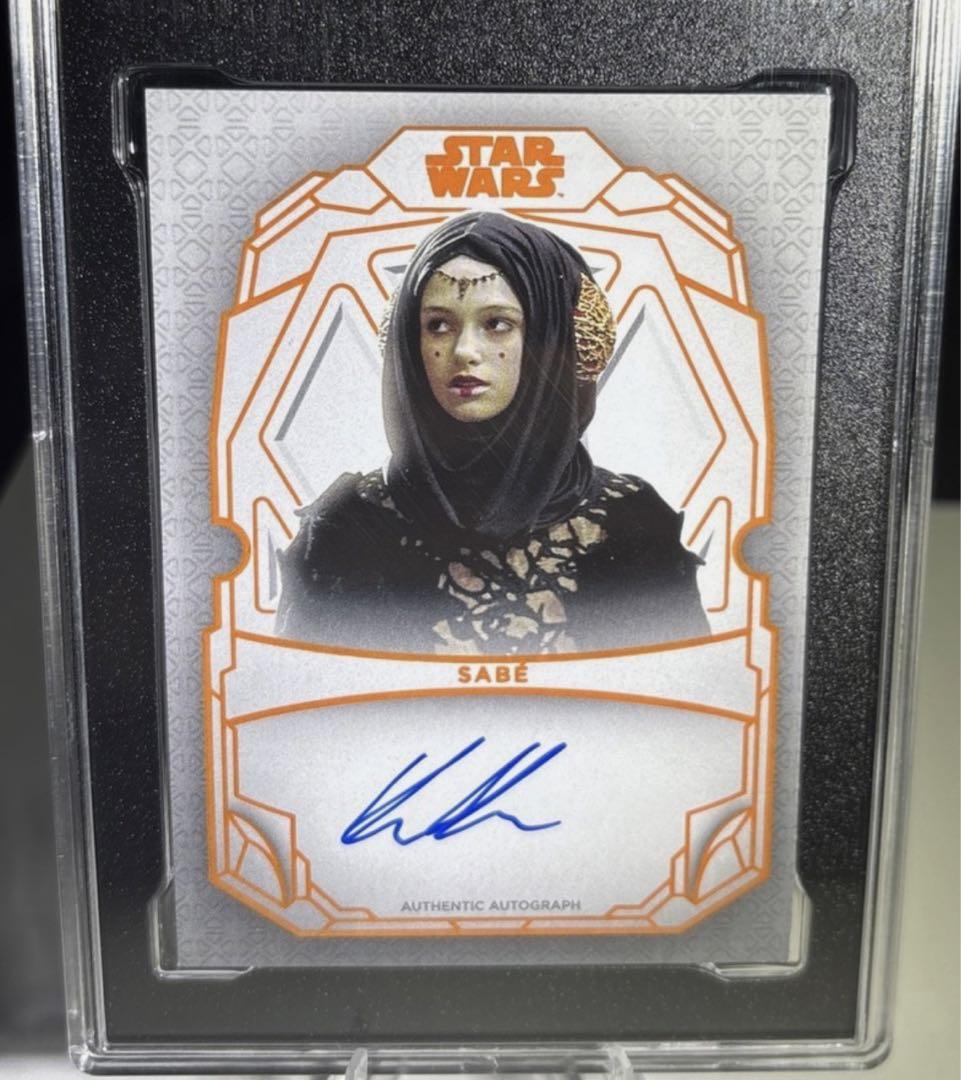 貴重！2024 Topps StarWars キーラナイトレイ 直筆サインカード