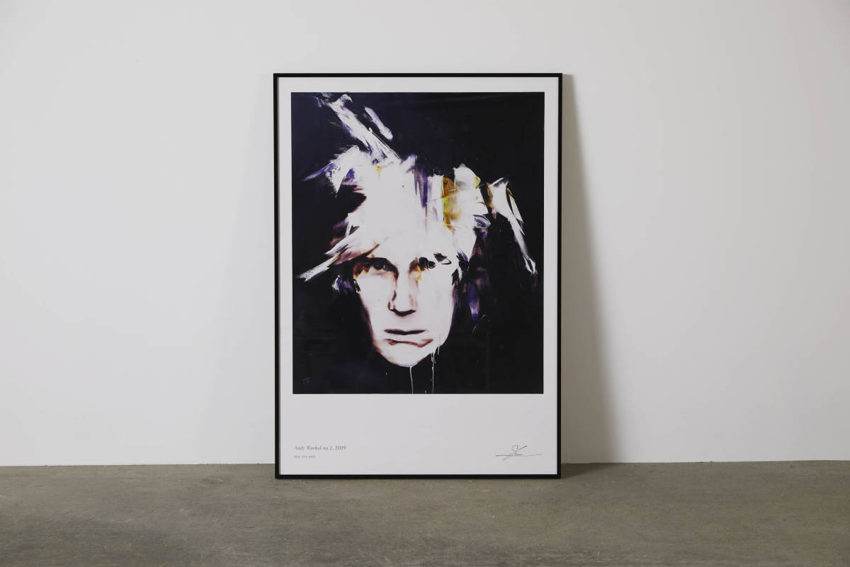 井田幸昌　ポスター　andy warhol no.2 井田幸昌 【ポートレートポスター作品 
