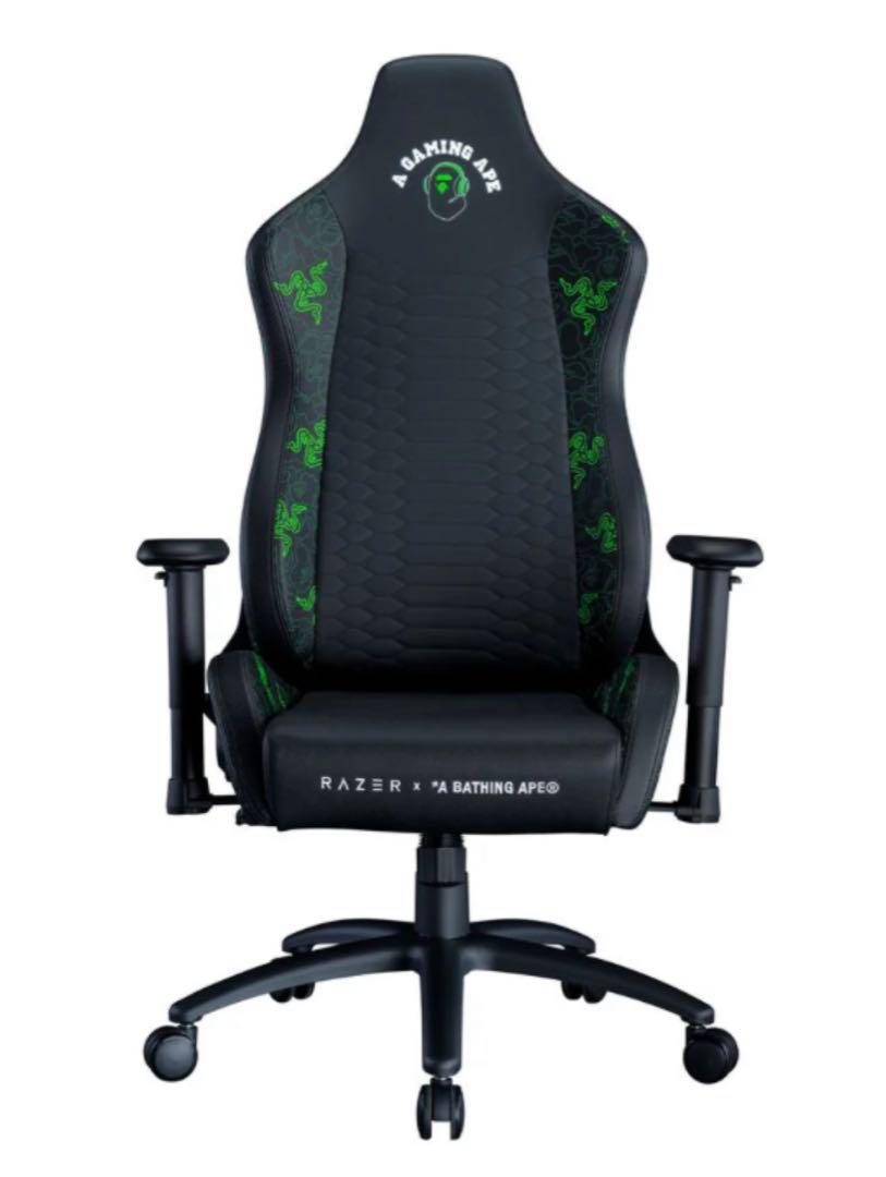 BAPE X RAZER NEON CAMO ISKUR X CHAIR 椅子（【 BAPE X RAZER