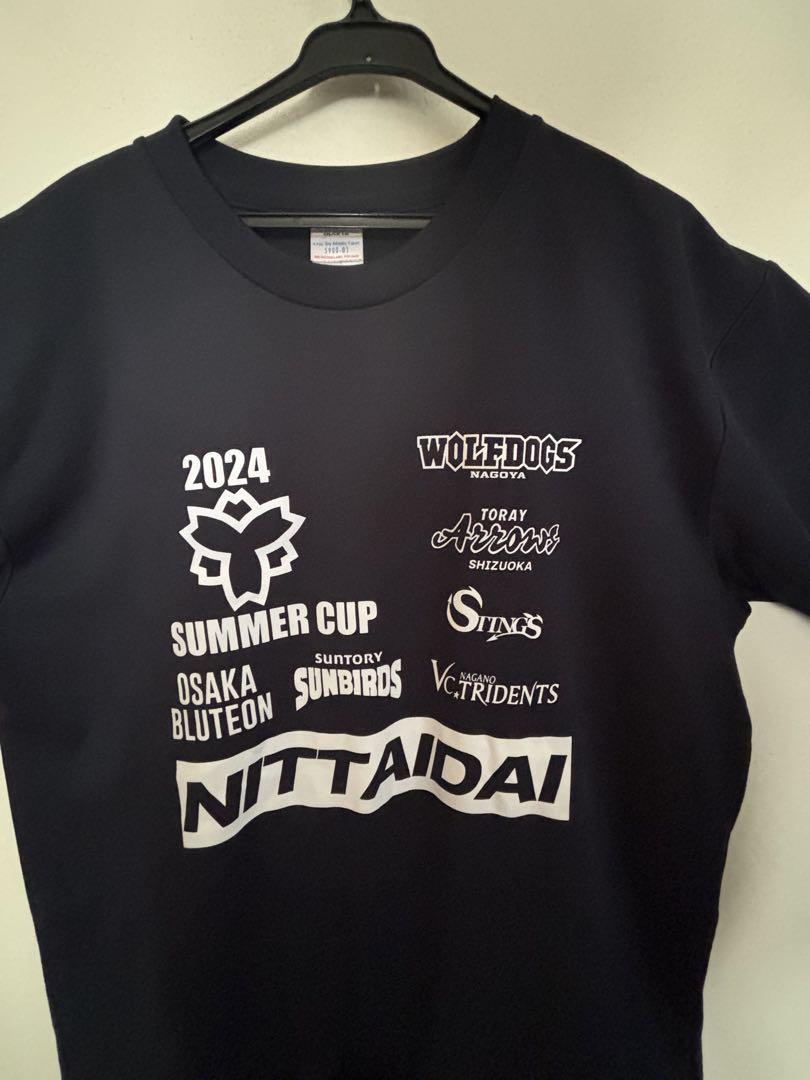 2024 NITTAIDAI WOLFDOGS スポンサー入り Tシャツ 非売品