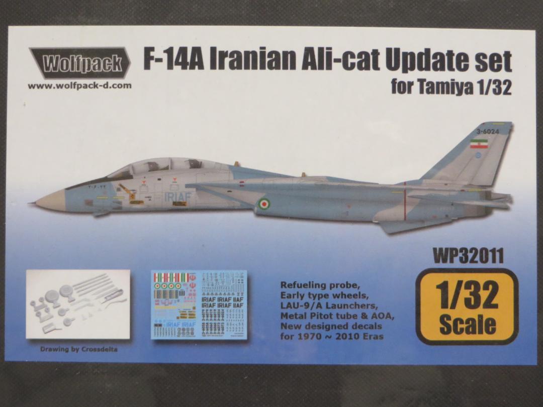ウルフパック 1/32 F-14A イラン アリキャット アップデート タミヤ F-14A アリ-キャット アップデートセット リニューアル版