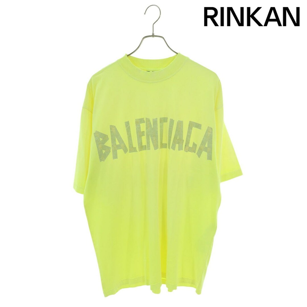 BALENCIAGA Tシャツ 739784 TOVF4 ロゴ刺繍 ダメージ加工 バレンシアガ BALENCIAGA BALENCIAGA Tシャツ 739784 TOVF4 ロゴ