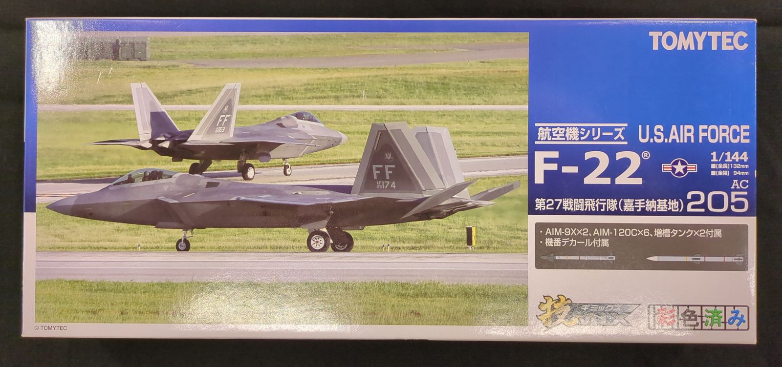 トミーテック 1/144 技MIX アメリカ空軍 F-22 第27戦闘飛行隊