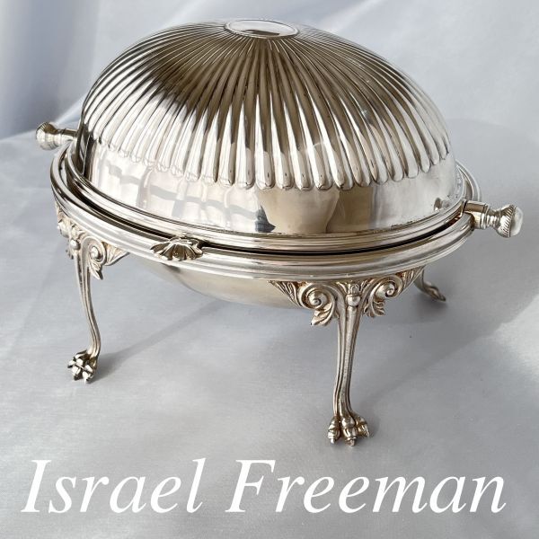 【ISREAL FREEMAN & SON】オリーブサーバー ロールトップ ISREAL FREEMAN & SON】オリーブサーバー ロールトップ 美術品