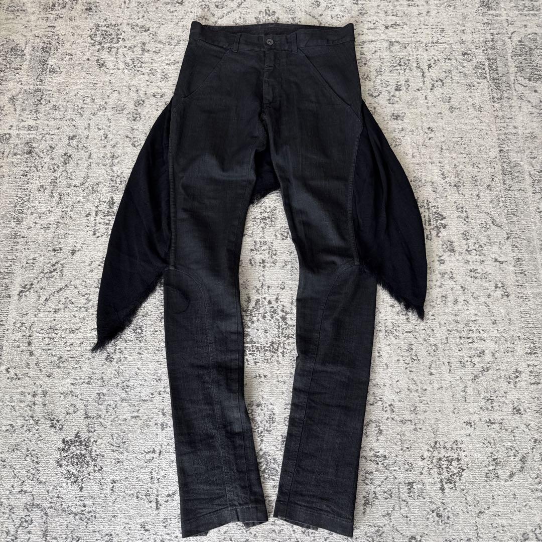 Gareth Pugh ガレスピュー 変形 パンツ コーティング waxed