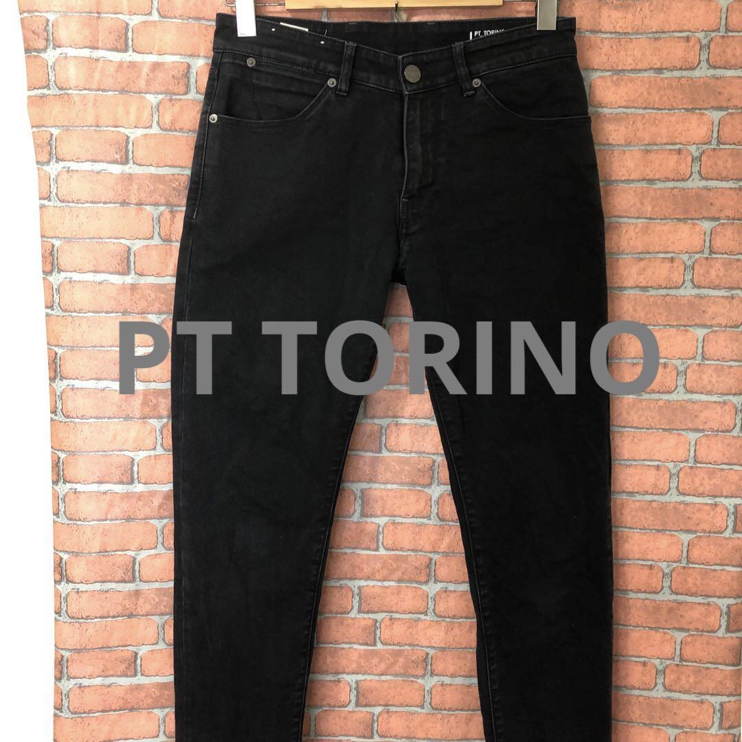 最終値下げ！PT TORINO ダメージブラックデニム　サイズ32 PT TORINO ブラックデニム 32 （通称ドメニコロック！！再入荷