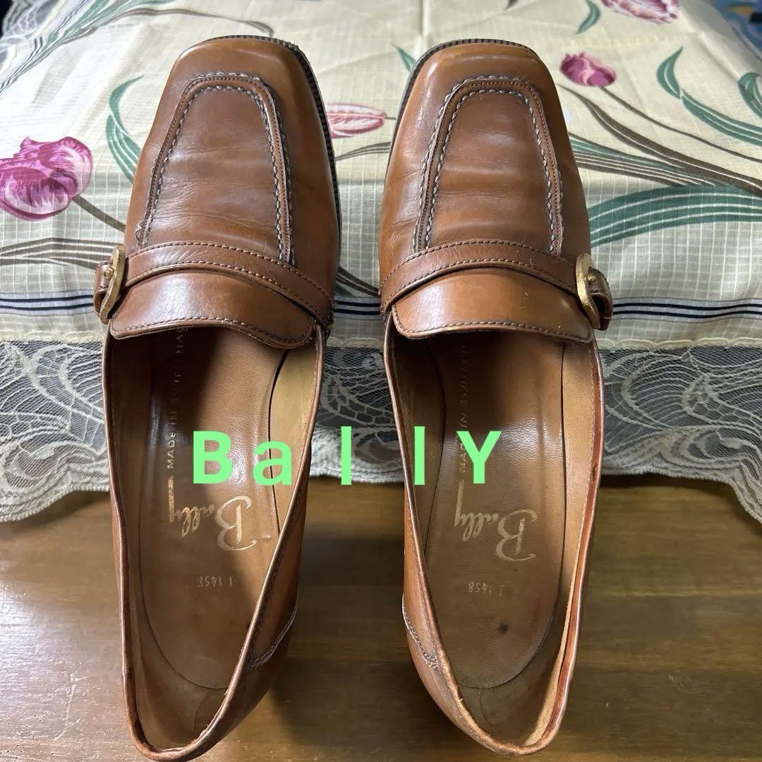 BALLY バリー レザー キルト タッセル モカシン ローファー シューズ 中古】BALLY(バリー)メンズレザーシューズ(キルトタッセル