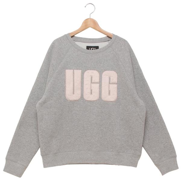 UGG スウェット グレー ピンク Mサイズ トレーナー アグ アグ スウェット グレー ピンク レディース UGG 1123718 GHSN