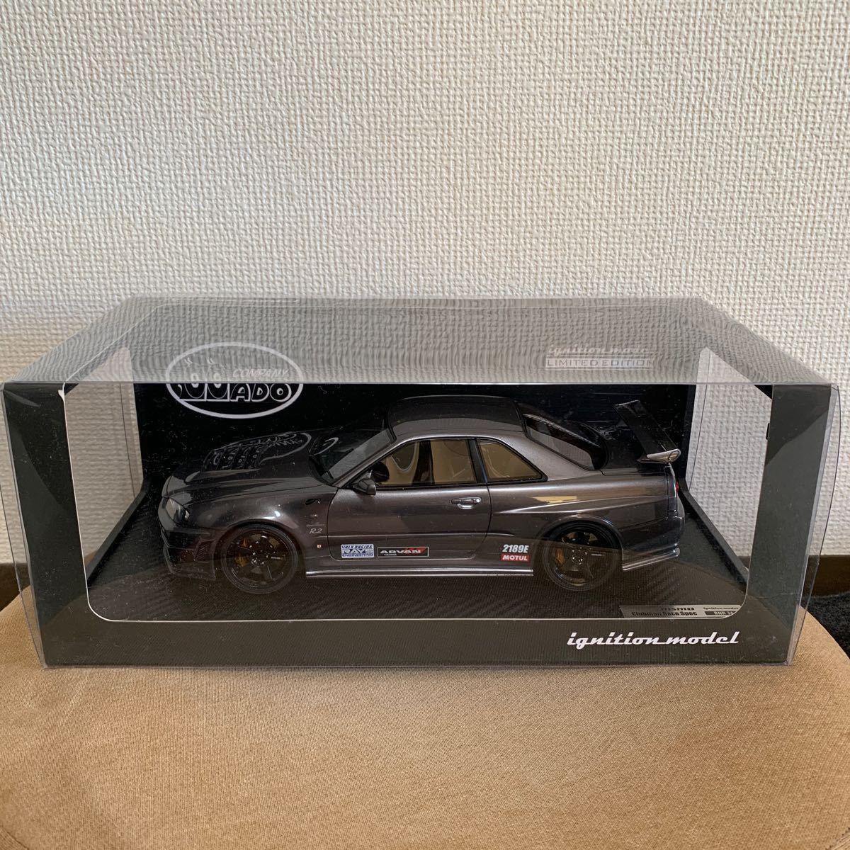 アイアイアド限定 Ignition Model 1/18 R34 ニスモ CRS IG1880 Nismo Omori Factory CRS – ignition model