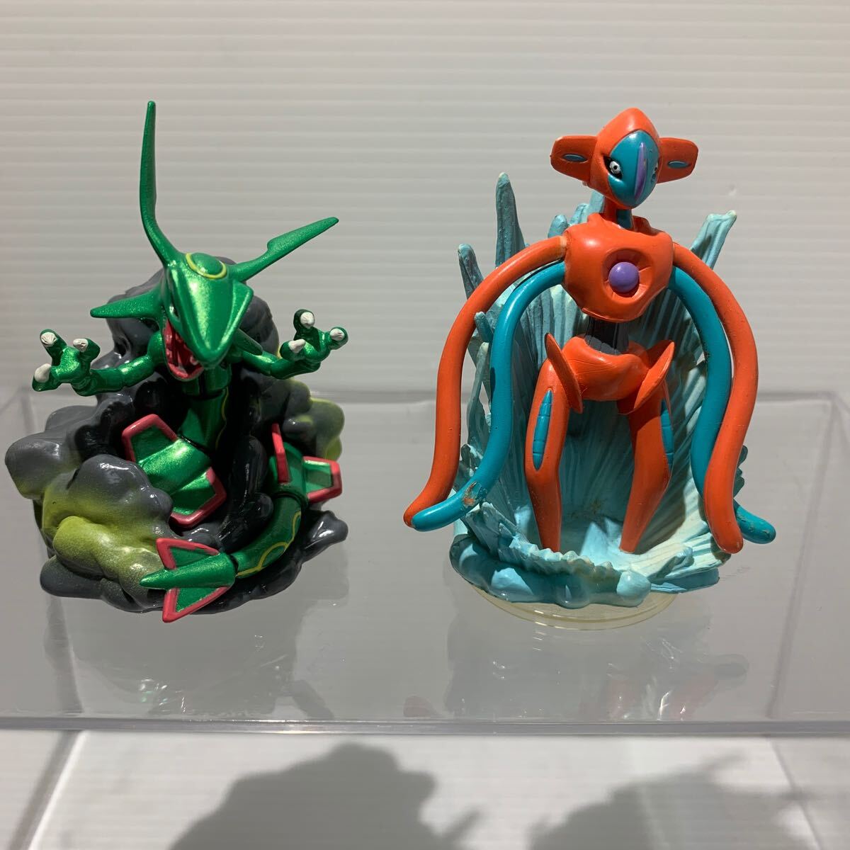 ポケモン　フィギュア　レックウザ　デオキシス　当時物　レトロ ポケモン レックウザVSデオキシス - メルカリ