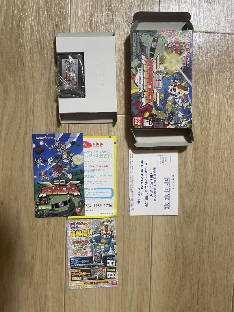 ゲームボーイアドバンスSDガンダムフォース バンダイ 講談社連合