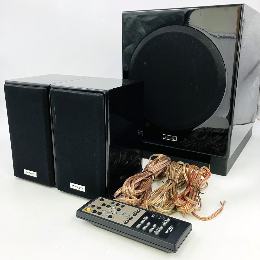 ONKYO 2.1ch ホームシアターシステム スピーカー【音出し動作