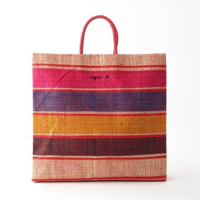 【agnes b. アニエスベー】MADAGASCAR RAFFIA バッグ AGNES.B/アニエス・ベー】MADAGASCAR RAFFIA バッグ（agnes b