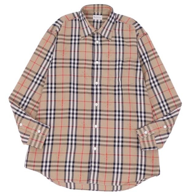 バーバリークラシックチェックロングスリーブシャツ 中古・古着通販】BURBERRY (バーバリー) ロングスリーブノバ