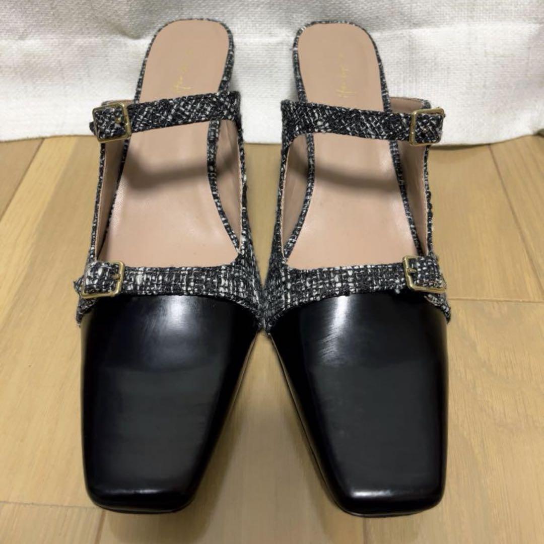 靴 Herlipto Mademoiselle Mules Herlipto Mademoiselle Mules 38（Herlipto Mademoiselle Mules