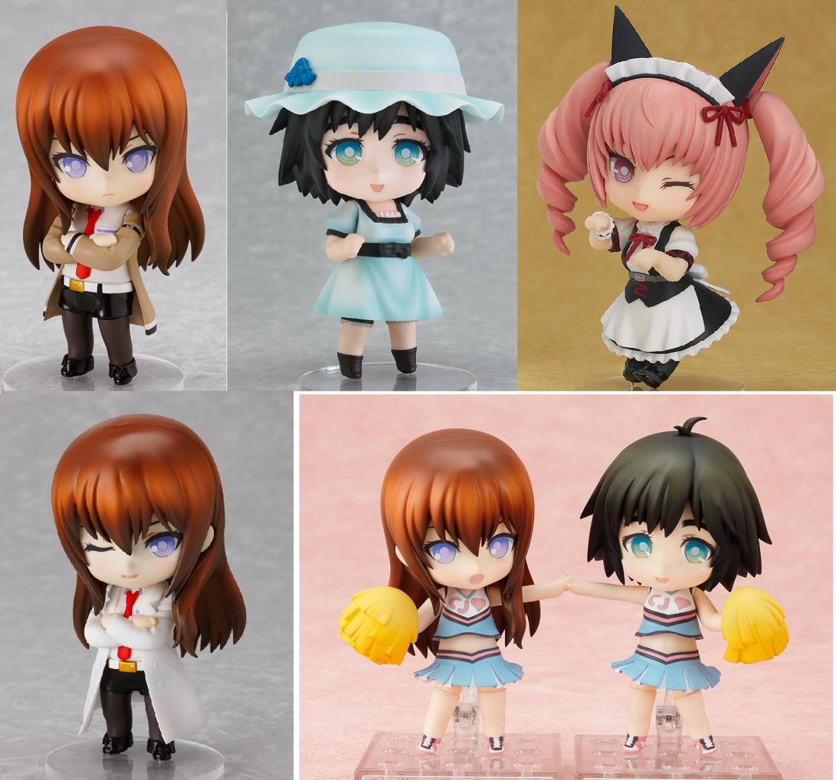 Steins;Gate ねんどろいど 牧瀬紅莉栖 & 椎名まゆり 応援Ver