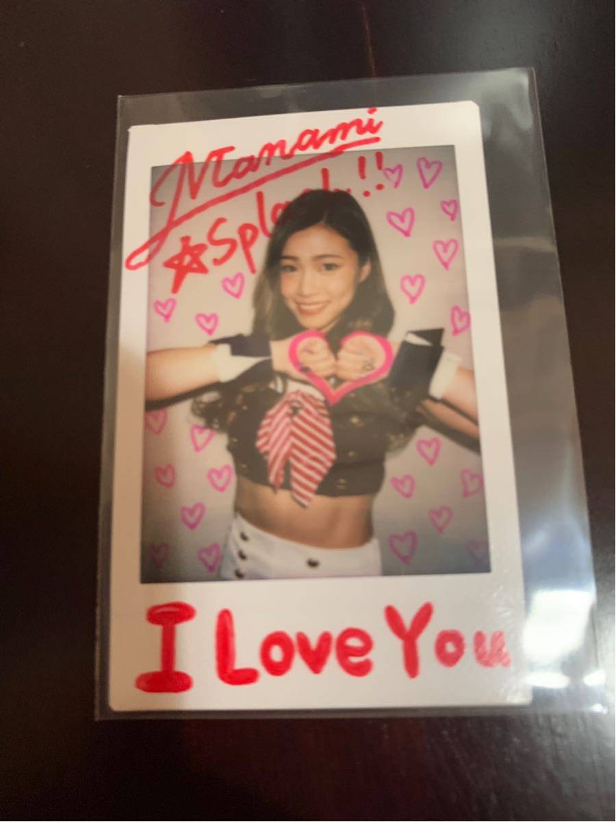 真名美 2019 BBM チアリーダー華 直筆サイン入り生チェキカード