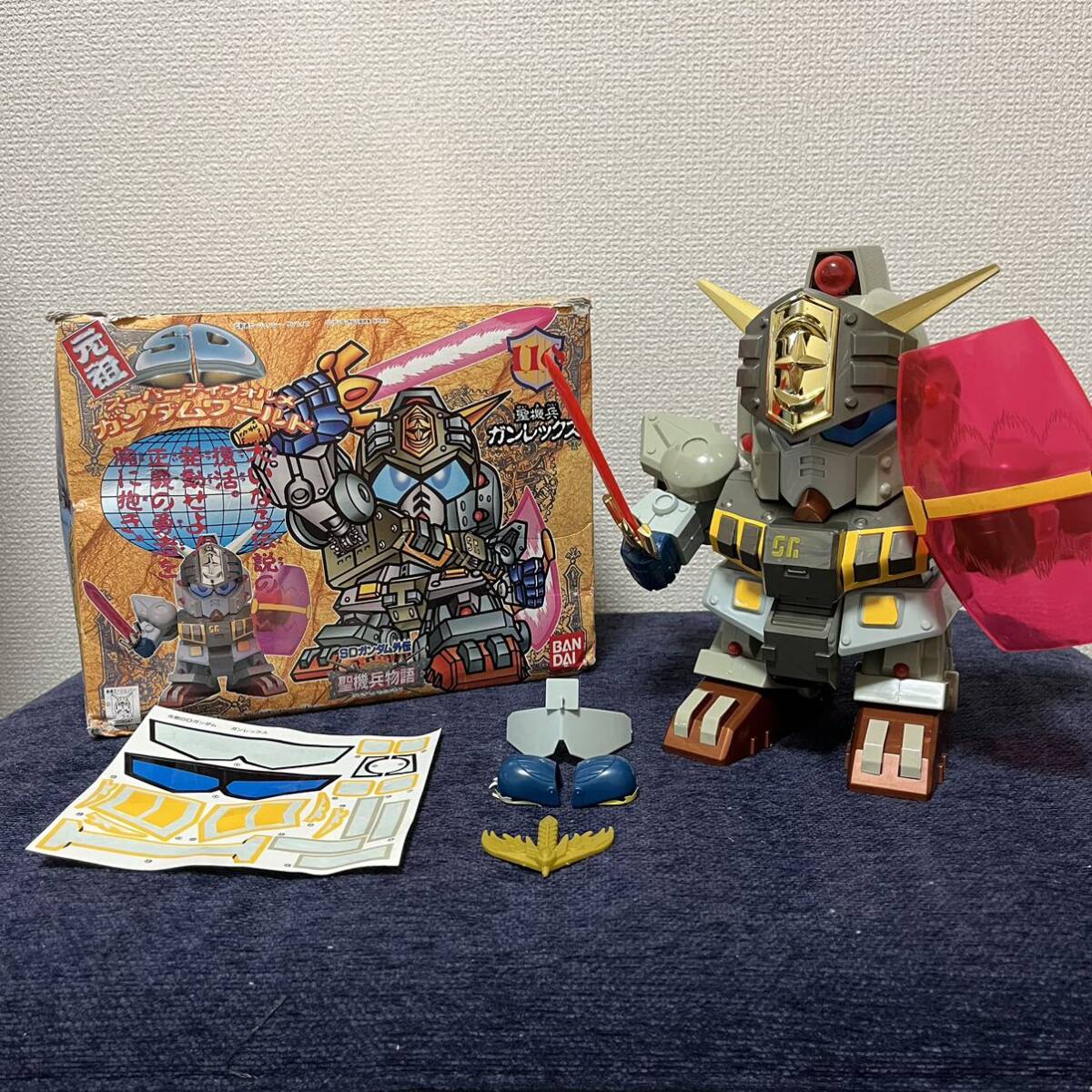 希少 元祖ＳＤガンダム 結集！！三大機兵 未組立 真聖機兵ガンレックス レトロ 想像を超えての 元祖SDガンダム 希少 結集！！三大機兵 真聖機兵