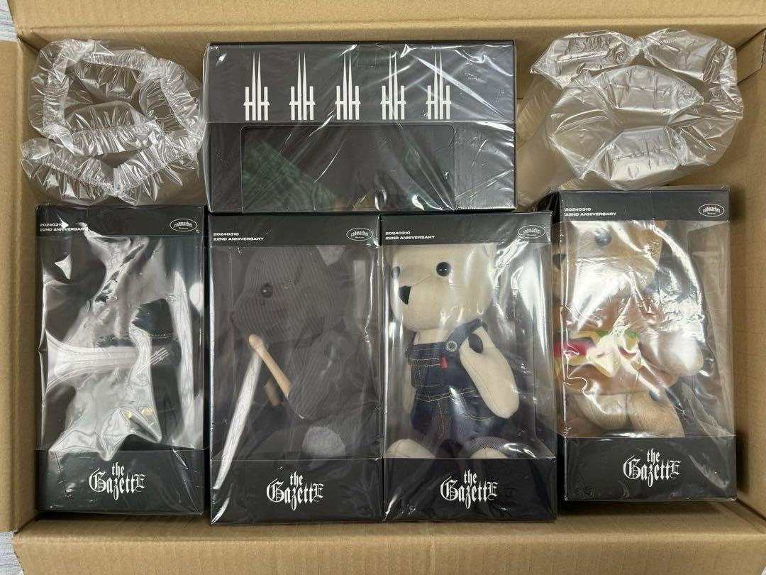 the GazettE 22ND ベア AOI 未開封品 the GazettE 22nd Anniversary AOI ベア ミュージシャン