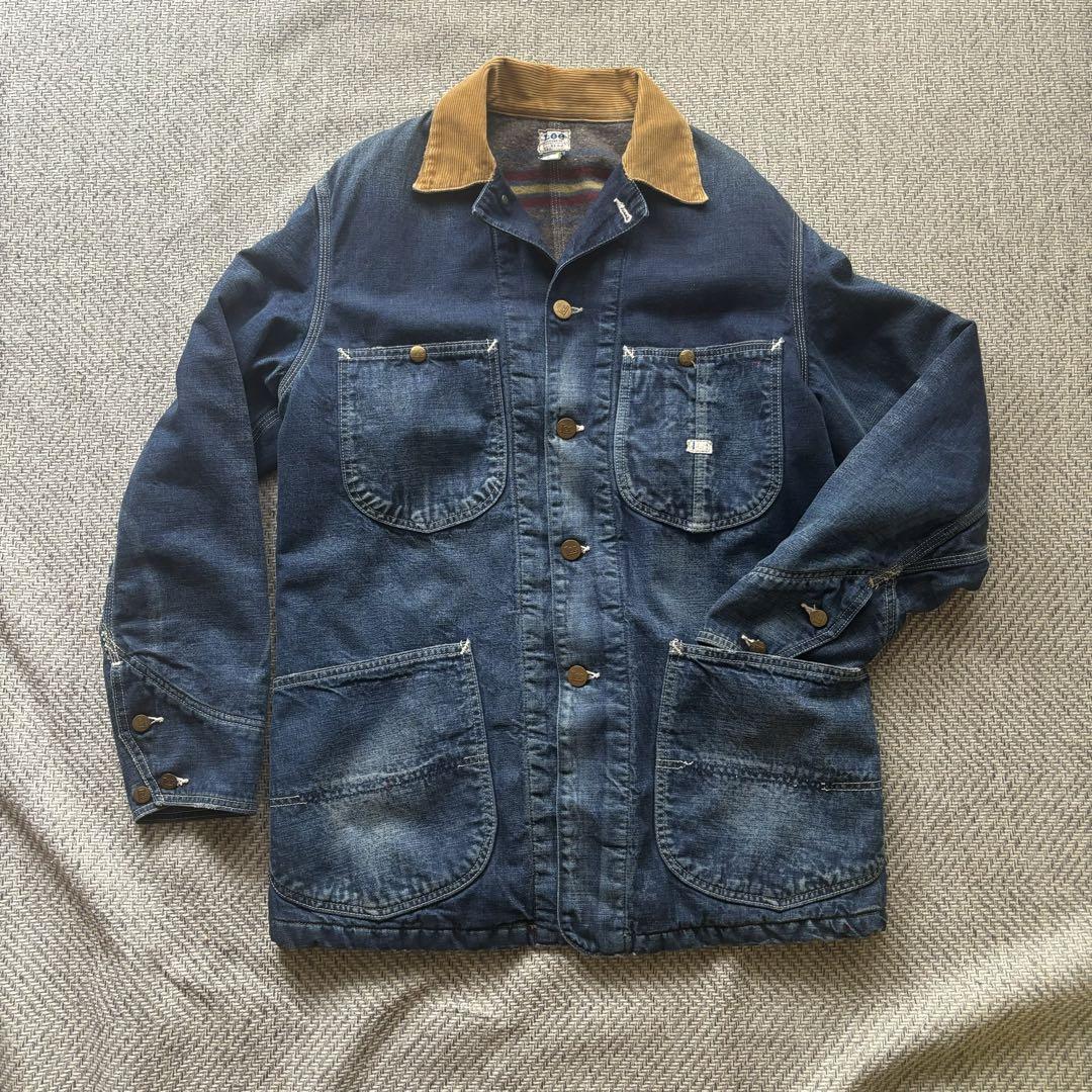 ロングL 50s Lee81-LJ カバーオール サイズ42/赤タグハウス m25173223562_1.jpg?1752498730