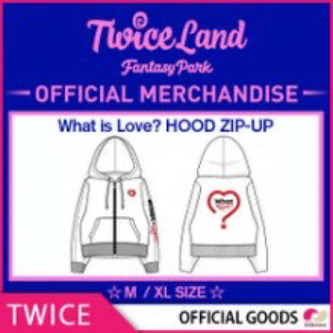 TWICE　公式what is love?パーカー XL TWICE 公式what is love?パーカー XL - メルカリ