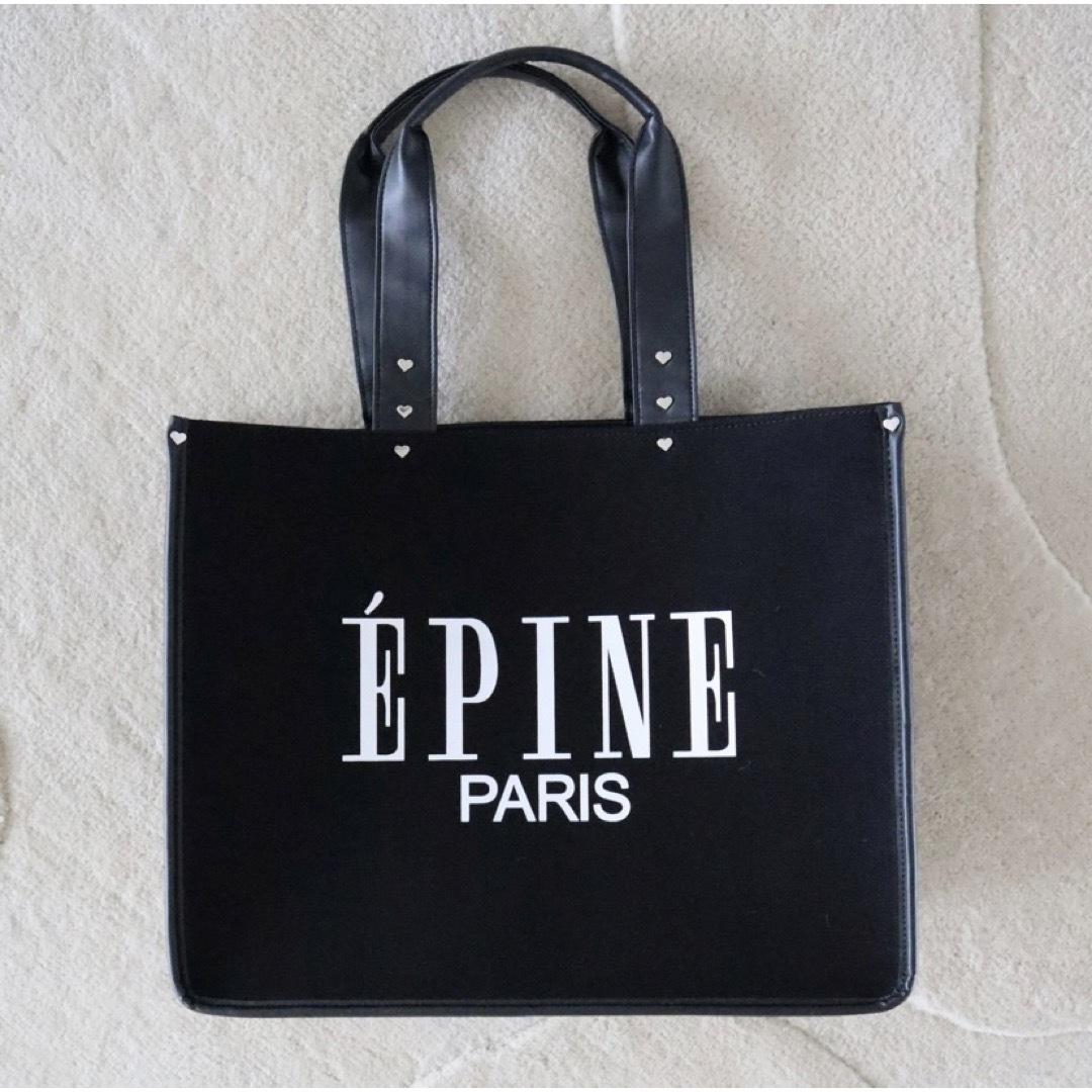ÉPINE PARIS ブラックトートバッグ ÉPINE PARIS tote bag | épine