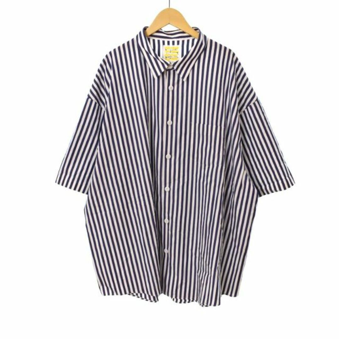 DIGAWEL×MIN-NANO Oversized Stripe Shirt MIN-NANO】Oversized Stripe Shirt – DIGAWEL ONLINE STORE