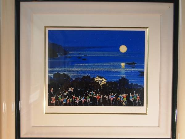 ヒロヤマガタ/HIRO YAMAGATA絵画 BLUE LAKE