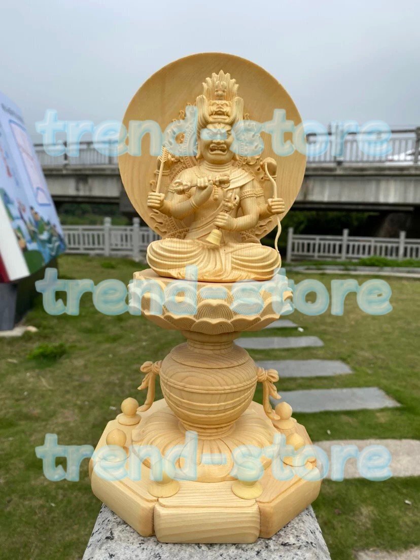 【修縁堂】極上品　仏教工芸品 彩金 地蔵菩薩 木彫仏教　精密彫刻 Amazon｜修縁堂極上品 木彫仏像 地蔵菩薩立像 柘植材 仏教工芸
