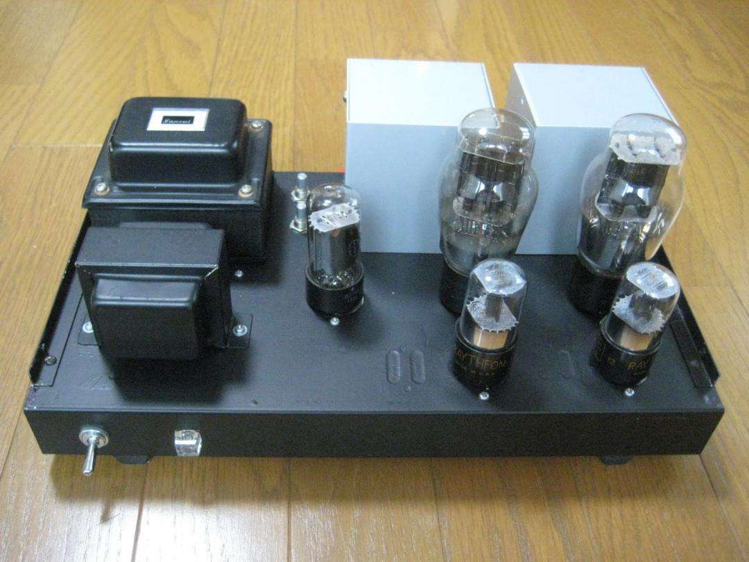 真空管アンプ 6B4G（2A3の6.3V管）シングル・アンプ（自作品