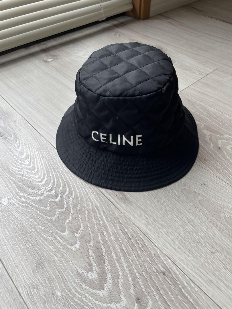 CELINE ブラック バケットハット Lサイズ 値下げ不可CELINE セリーヌ バケットハット バケハ Lサイズ