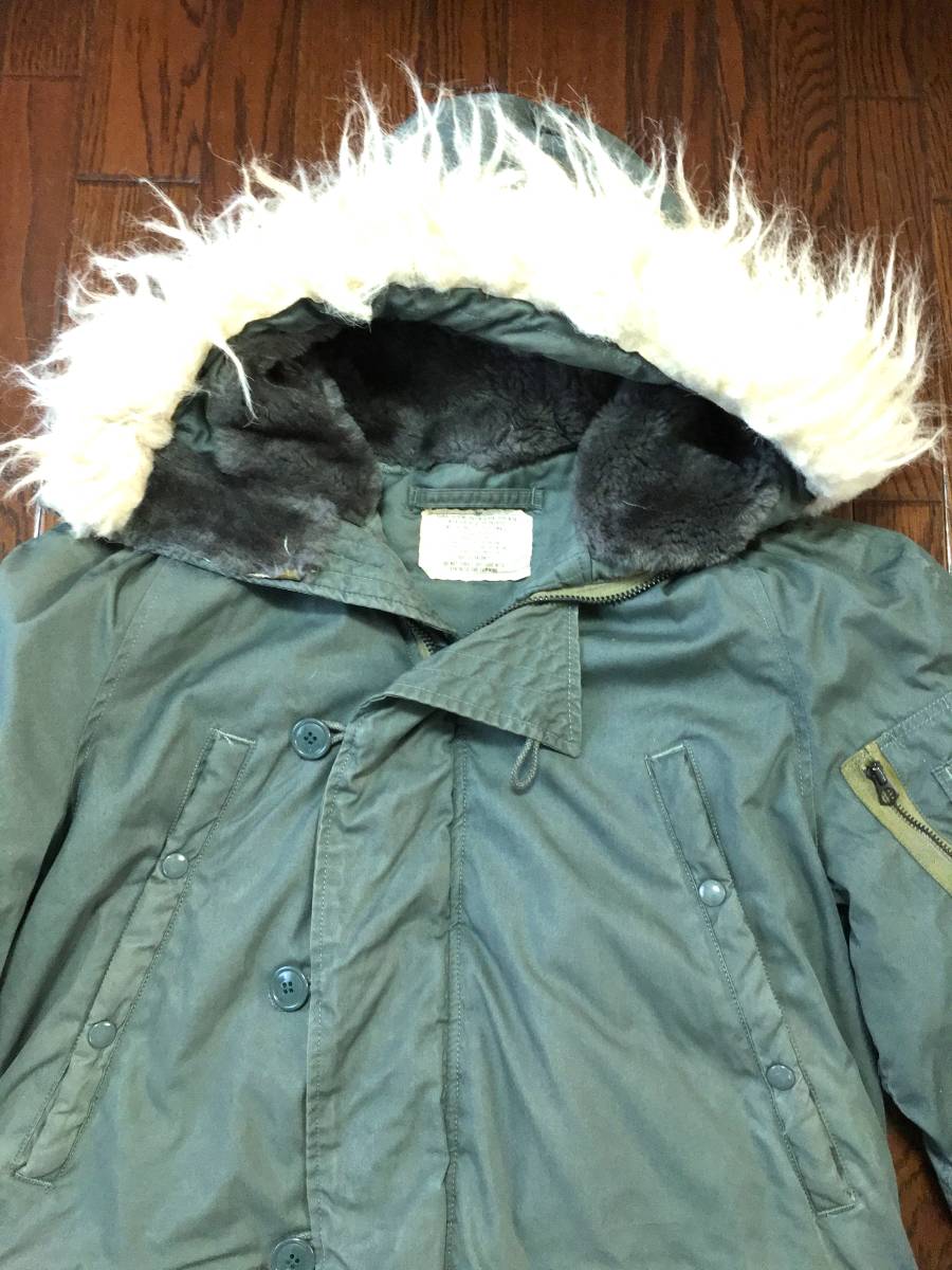 {良品}実物　N-3B　LANCER　CLOTHING　81年　サイズS LANCER CLOTHING N-3B 81年製 MIL-P-6279J