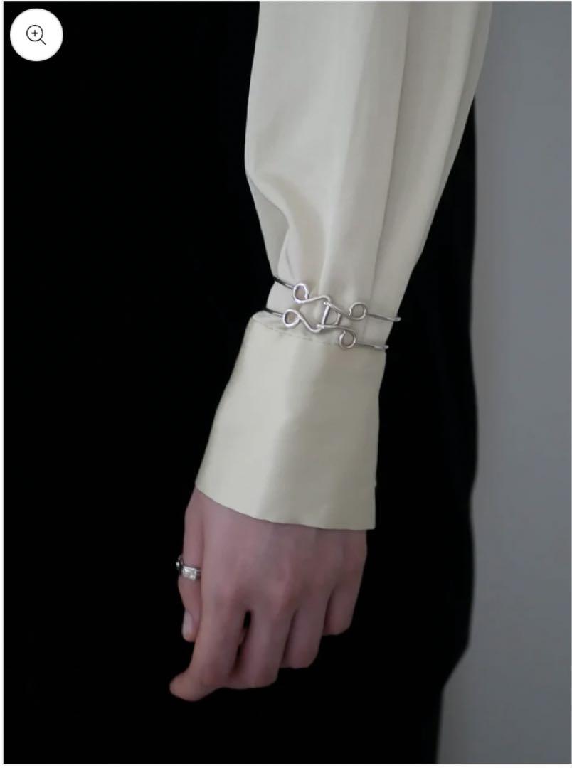 アクセサリー ritsuko karita  silver hook bangle ritsuko karita silver hook bangle（Top 100 Bangles for Men