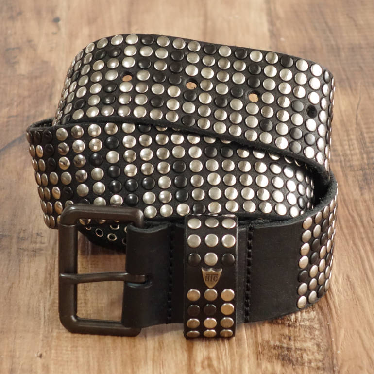 ゆうゆう　HTCベルト HTC エイチティーシー 10000 STUDS BELT メンズ ベルト ブラック