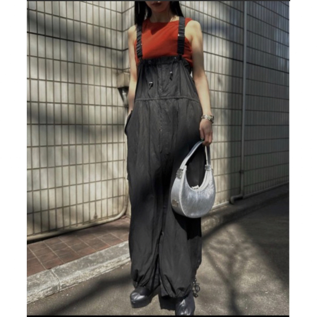ameri / MANY WAY SUSPENDER SKIRT M（ALAÏA DARK BLUE JERSEY