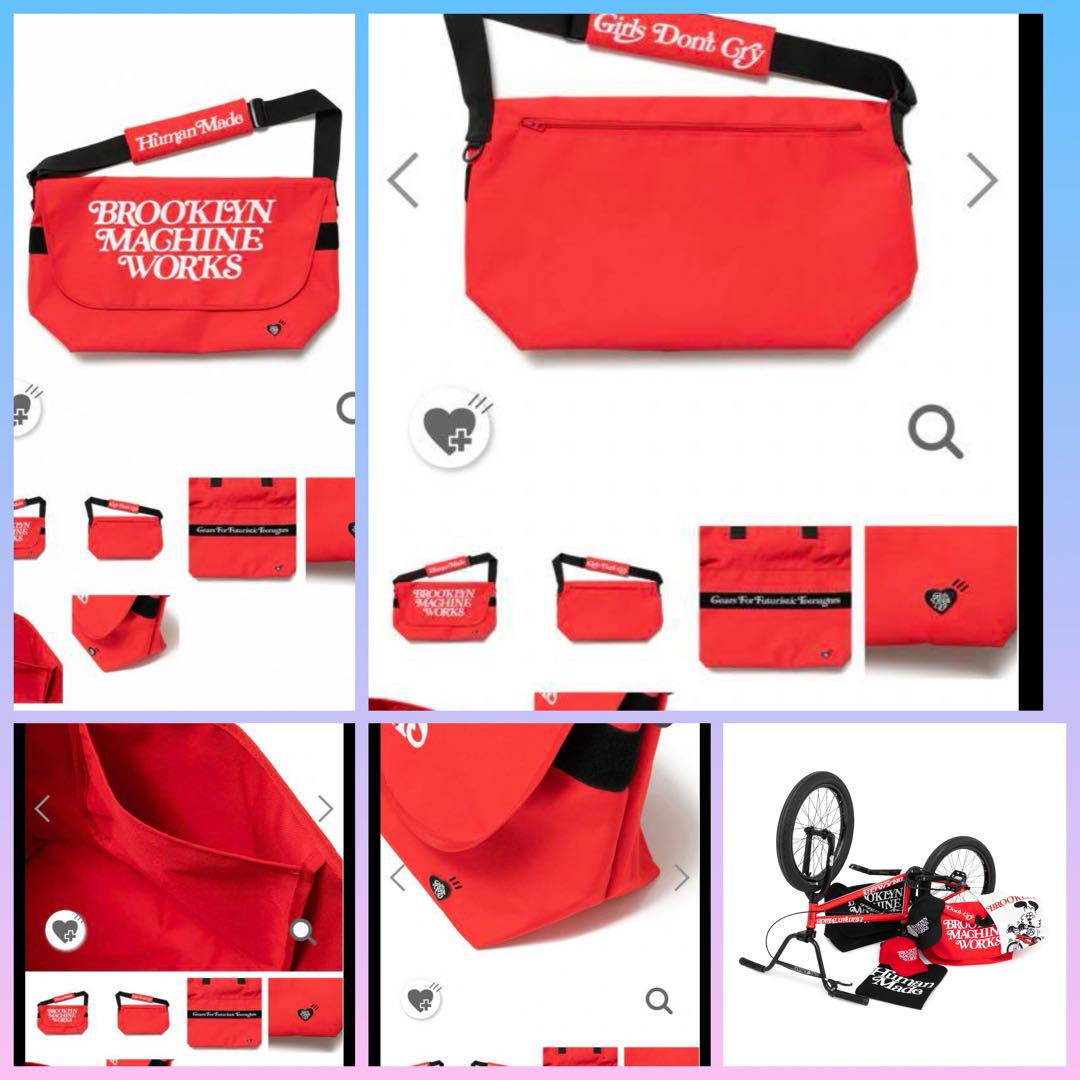 HUMAN MADE × BMW × GDC MESSENGER BAG Red HUMAN MADE × BMW × GDC MESSENGER BAG Red（HUMAN MADE×girls