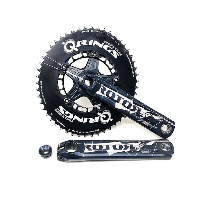 ローター ROTOR 3D 50-34T/170mm 24mm軸 クランクセット（中古