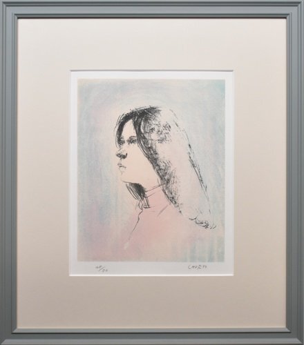 佐藤良助、【カナの宴】、希少な大判額装用画集より、美品、日本人画家 佐藤良助、【カナの宴】、希少な大判額装用画集より、美品、日本