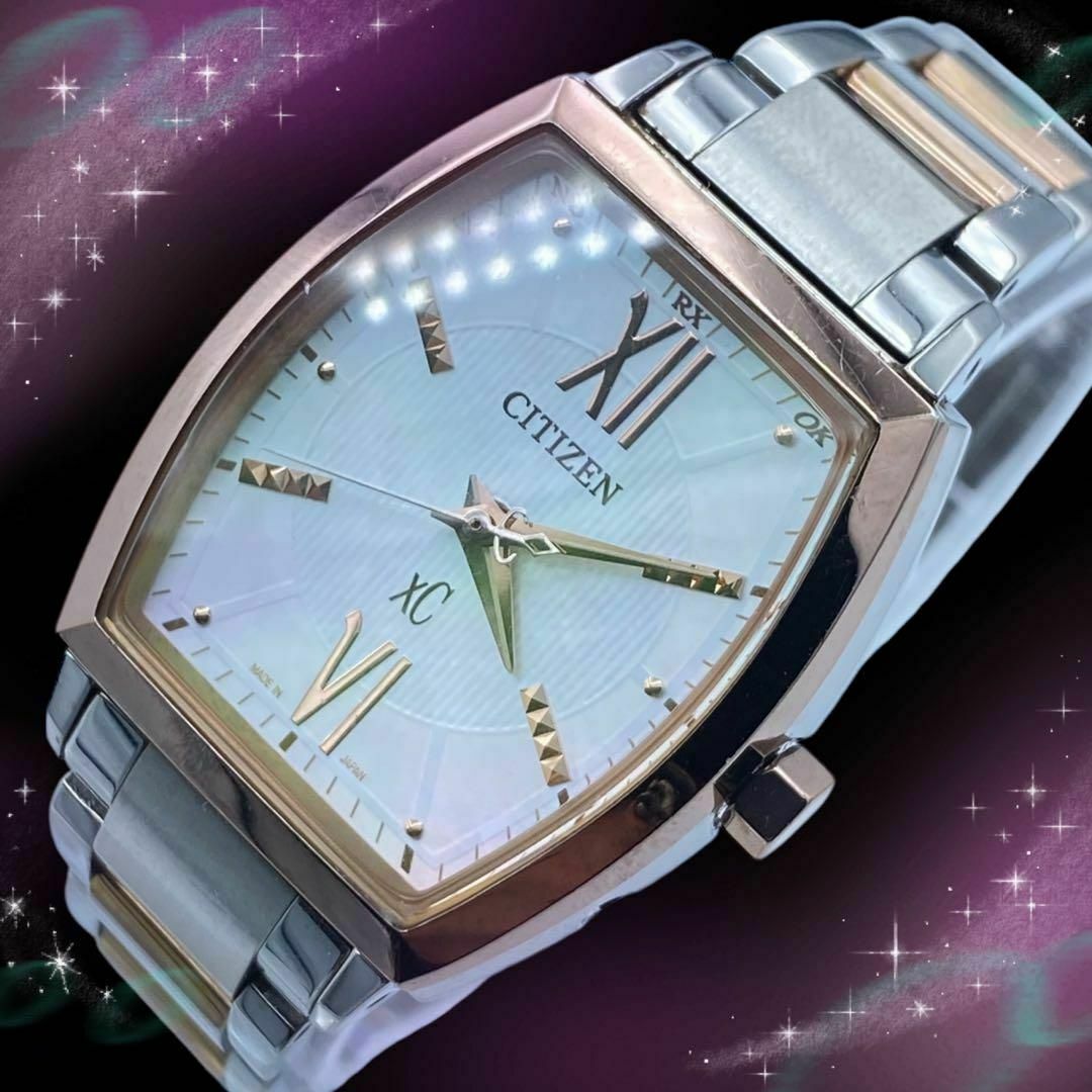 稼動品》 シチズン クロスシー レディース腕時計 シェル文字盤